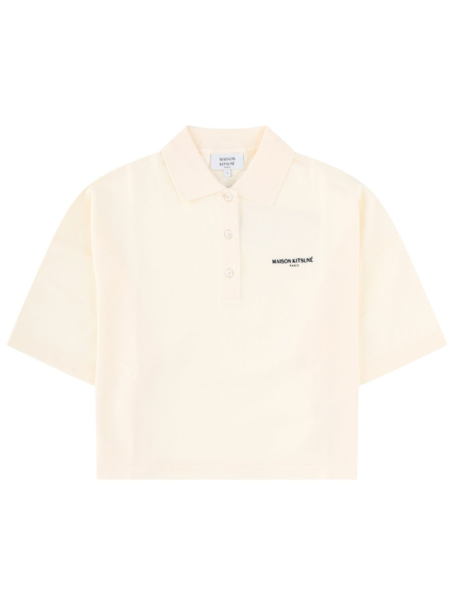 Maison Kitsuné Polo Con Logo