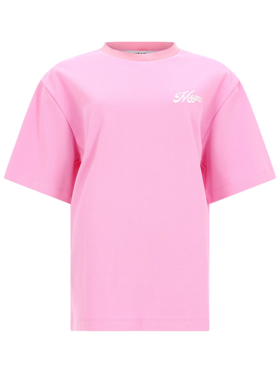 Msgm T Shirt Con Logo