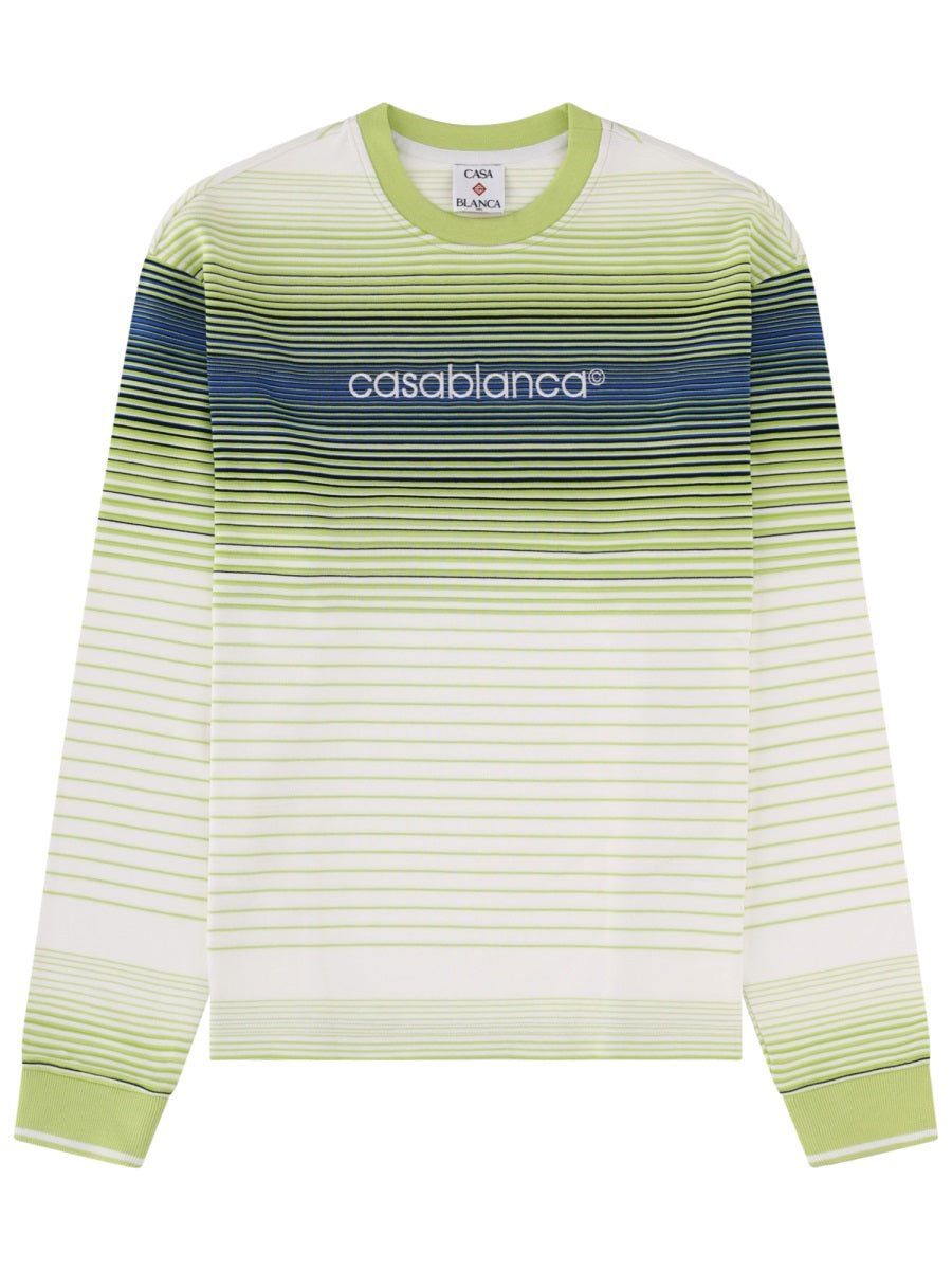 Casablanca T Shirt Con Logo