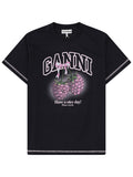 Ganni T Shirt "Raspberry"