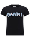 Ganni T Shirt Con Logo