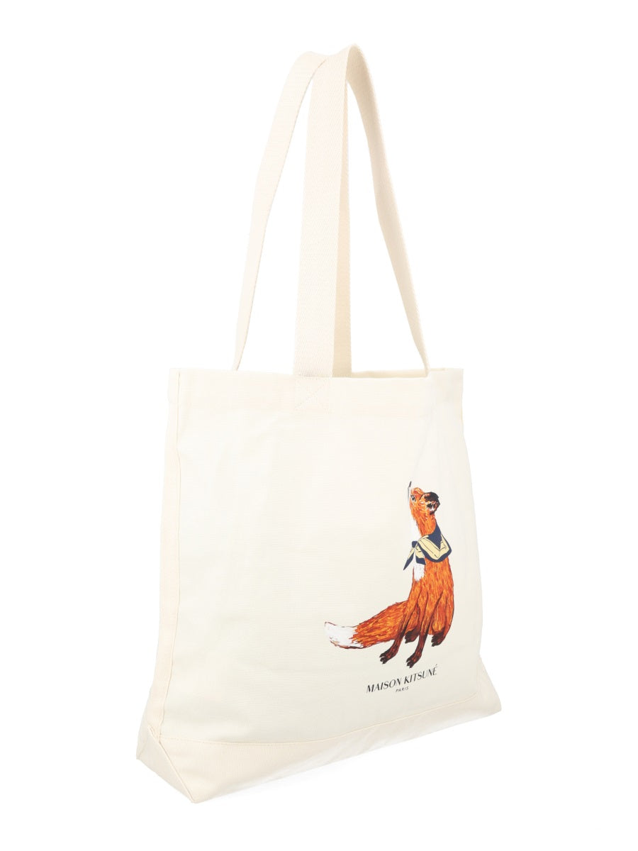 Maison Kitsuné Borsa Tote "Dreaming Fox"