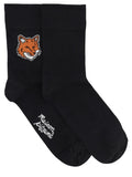 Maison Kitsuné Calzini "Fox Head" Con Logo