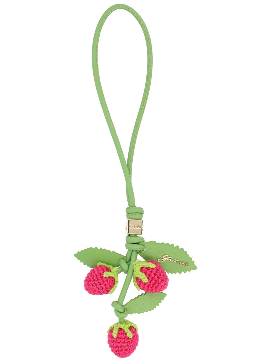 Ganni Charm "Raspberry Flower"