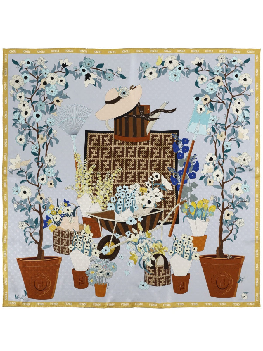 Fendi Foulard "Fendi Gardening"