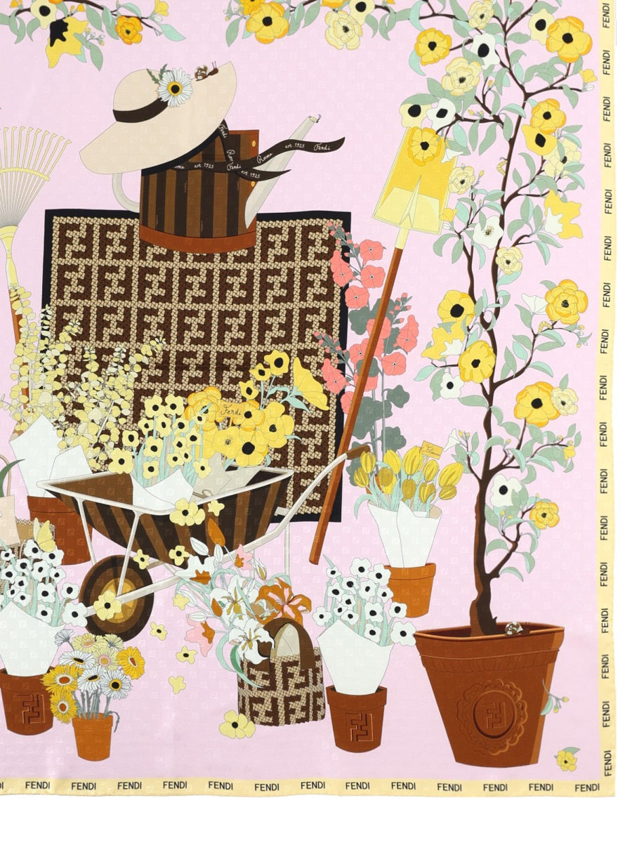 Fendi Foulard "Fendi Gardening"