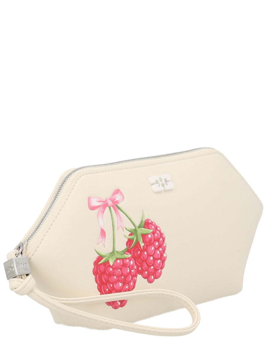 Ganni Make Up "Bou" Con Stampa Raspberry