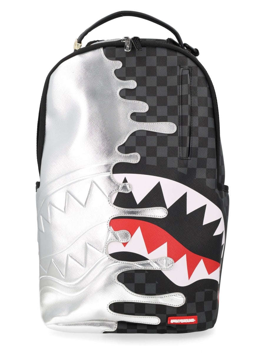 Sprayground Zaino "Silver Side Drip"