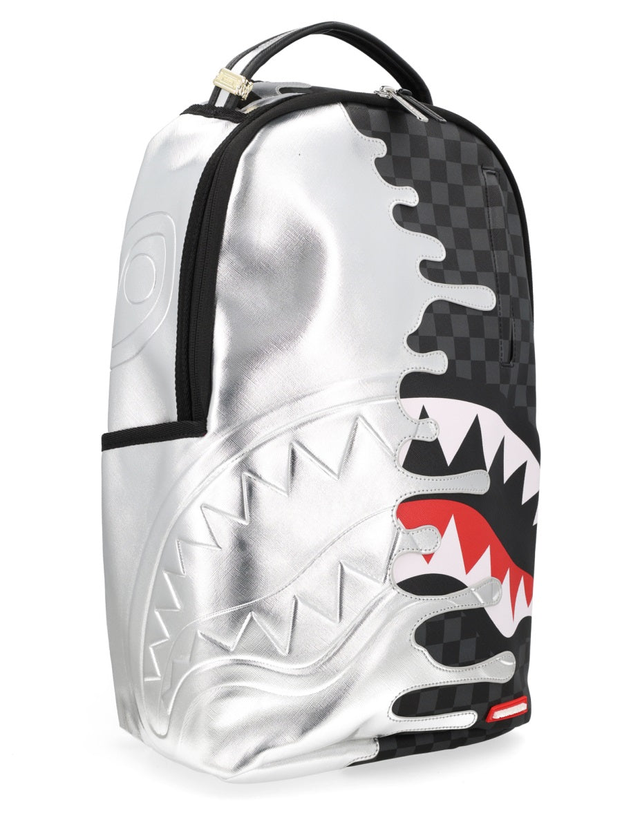 Sprayground Zaino "Silver Side Drip"