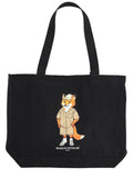 Maison Kitsuné Borsa Tote "Dressed Fox"