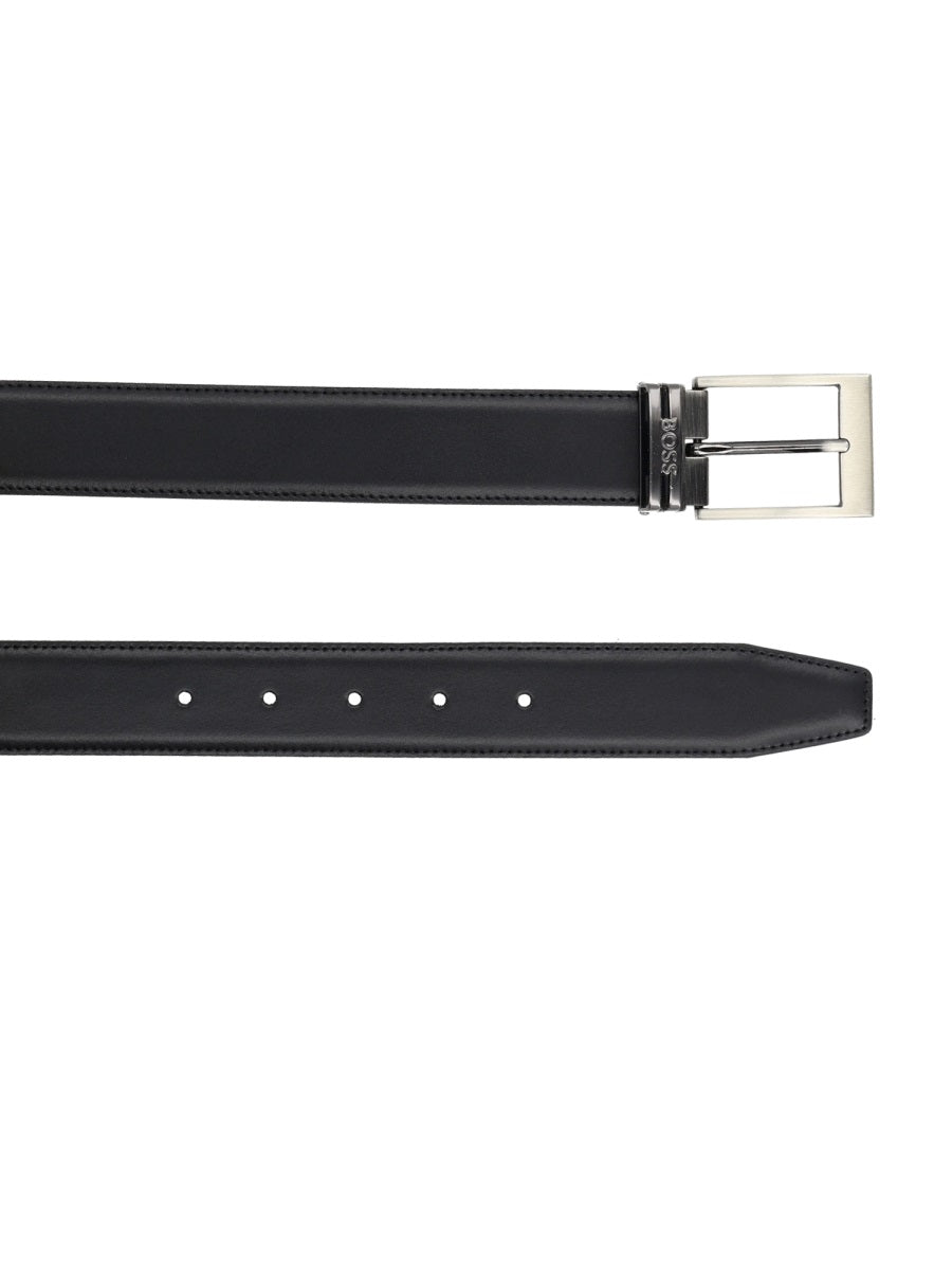 Boss Cintura In Pelle Con Fibbia