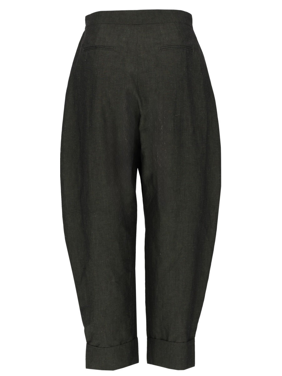 Pt Torino Pantalone "Cloe" In Lino E Cotone