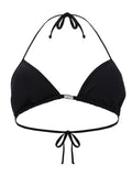 Diesel Top Bikini In Nylon Con Chiusura A Laccetti