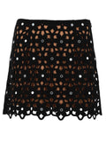 Michael By Michael Kors Gonna Crochet Con Motivo Floreale