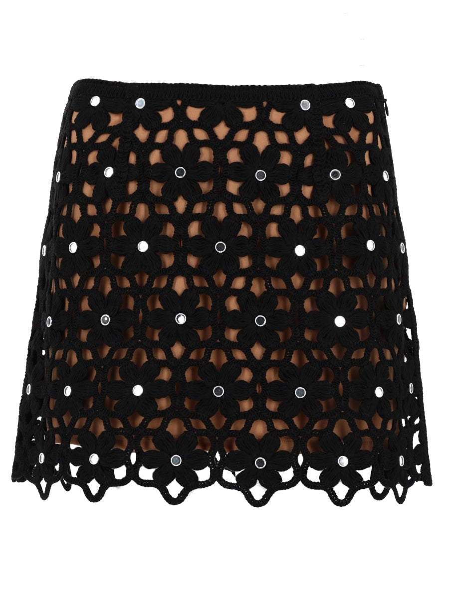 Michael By Michael Kors Gonna Crochet Con Motivo Floreale