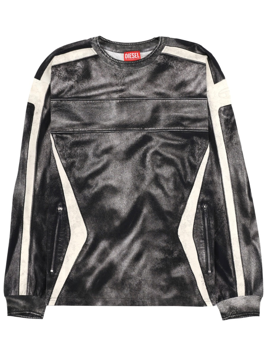 Diesel T Shirt "Boxt" A Manica Lunga