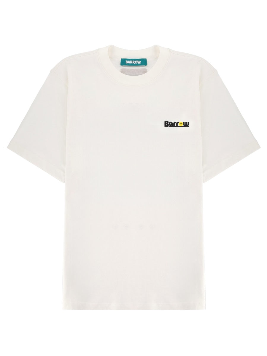 Barrow T Shirt Con Logo E Stampa