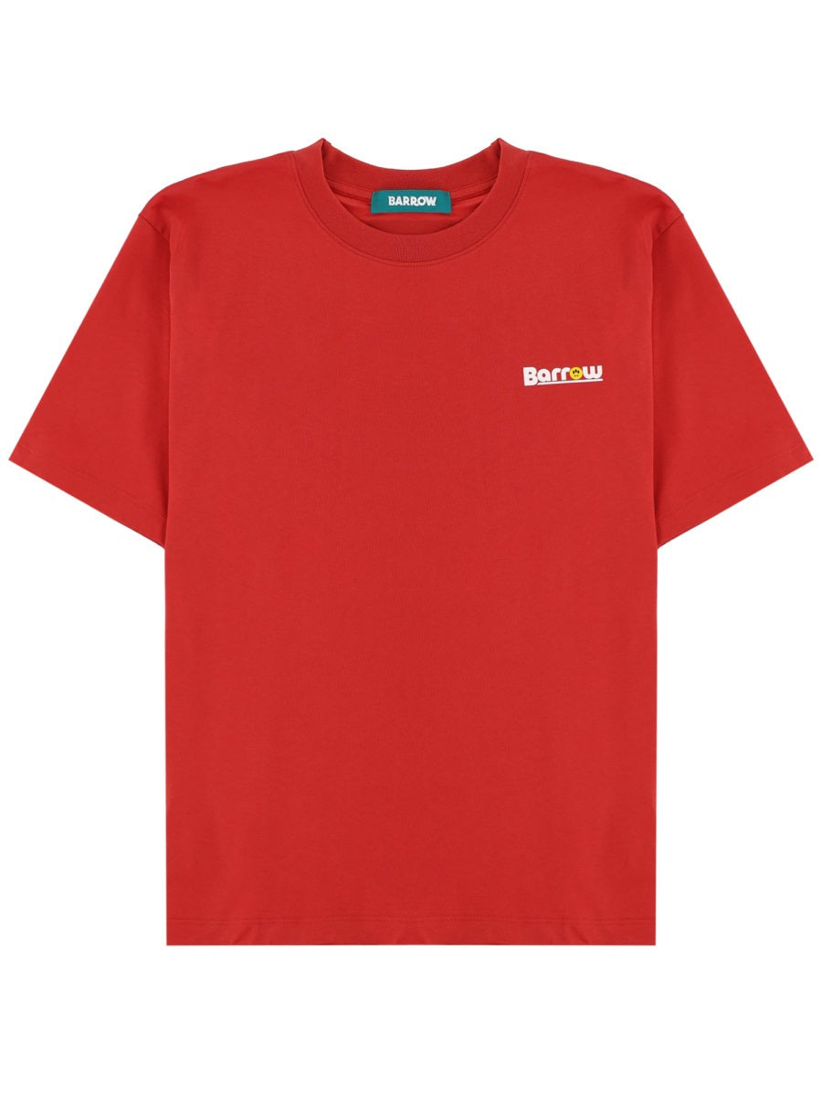 Barrow T Shirt Con Logo E Stampa