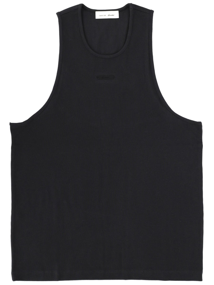 Fear Of God Essentials Tank Top In Cotone