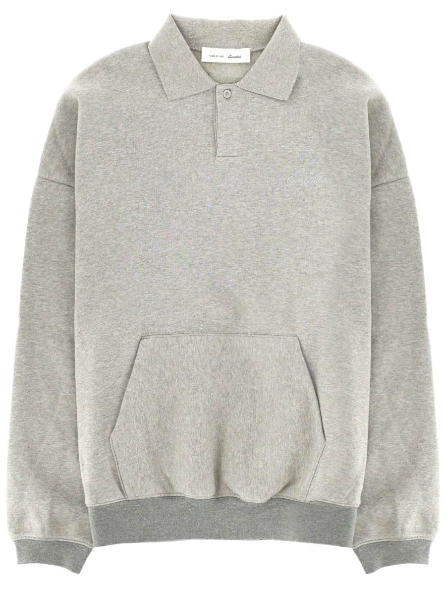 Fear Of God Essentials Felpa "Signature 90's" Con Colletto Polo