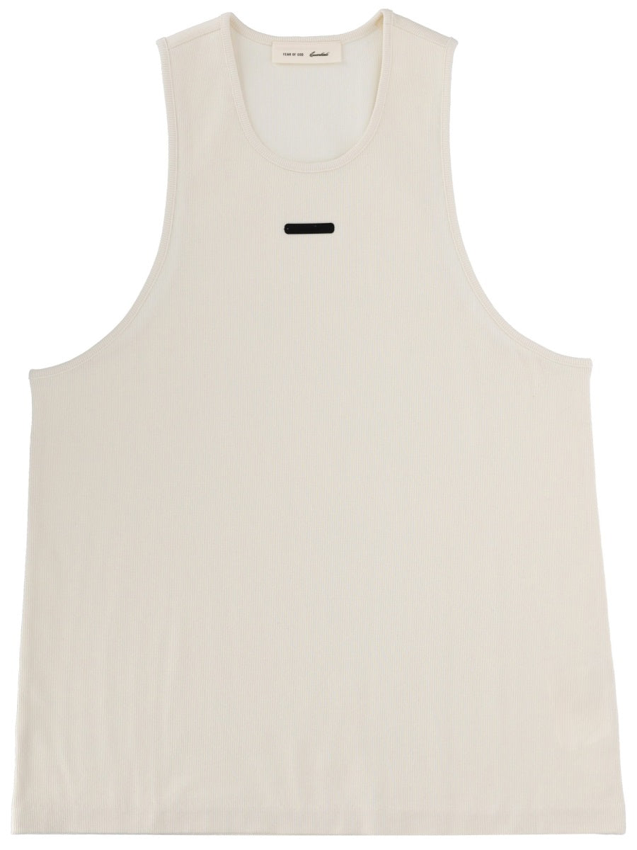 Fear Of God Essentials Tank Top In Cotone