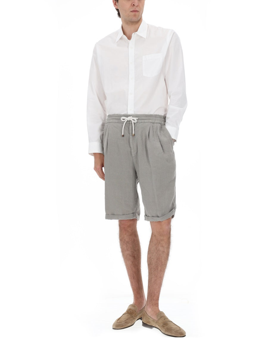 Brunello Cucinelli Shorts In Lino