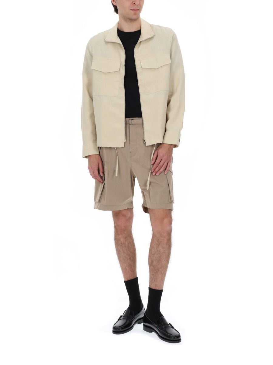 Ps By Paul Smith Shorts Cargo In Cotone