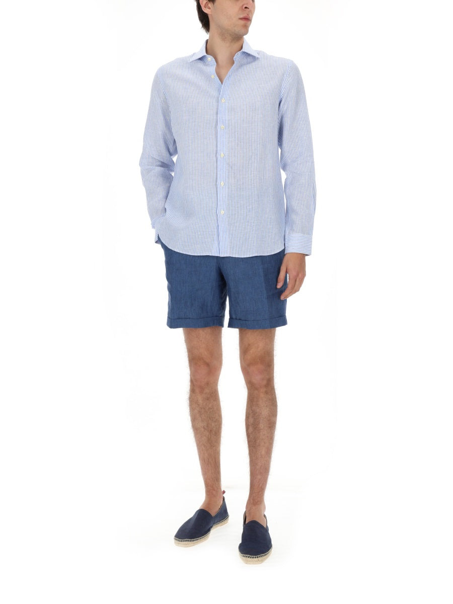 120% Lino Camicia In Lino