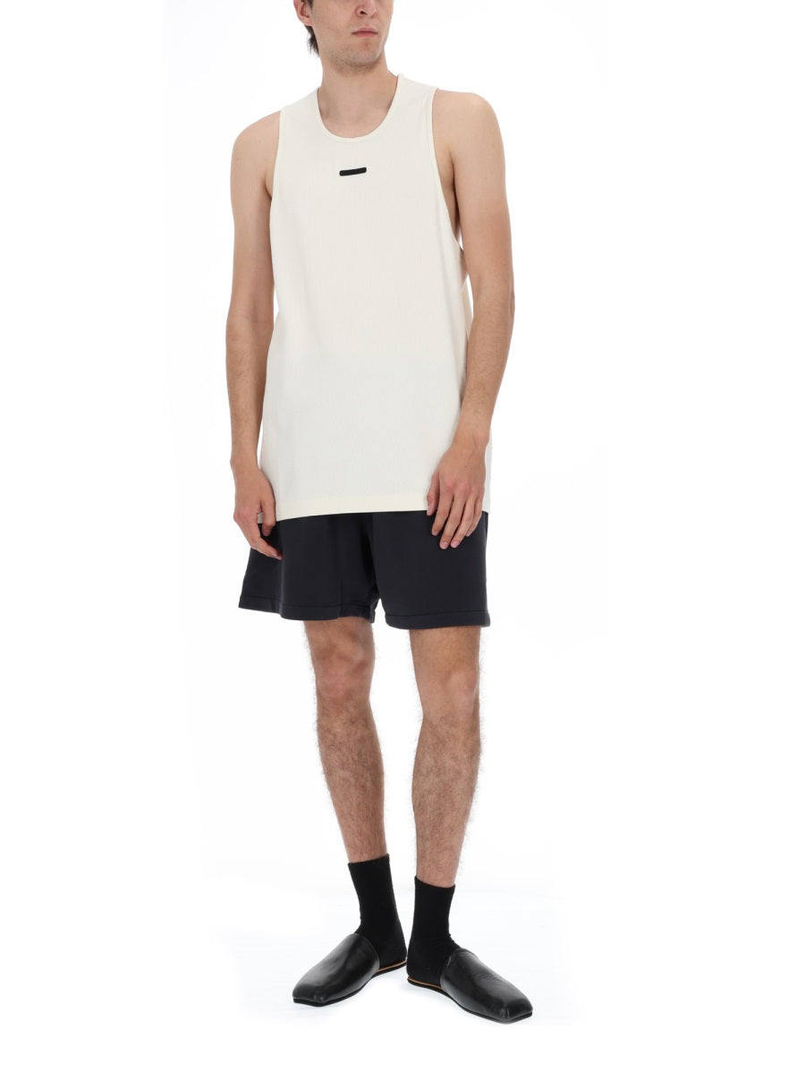 Fear Of God Essentials Tank Top In Cotone