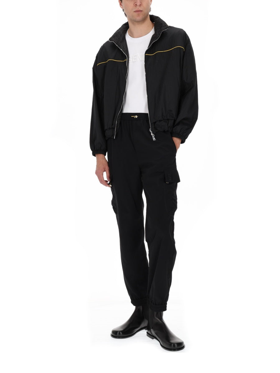 Fendi Pantalone In Tessuto Tecnico