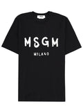 Msgm T Shirt In Cotone