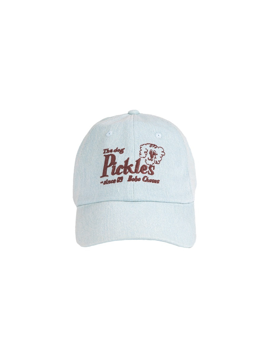 Bobo Choses Cappello In Denim "Pickle The Dog"