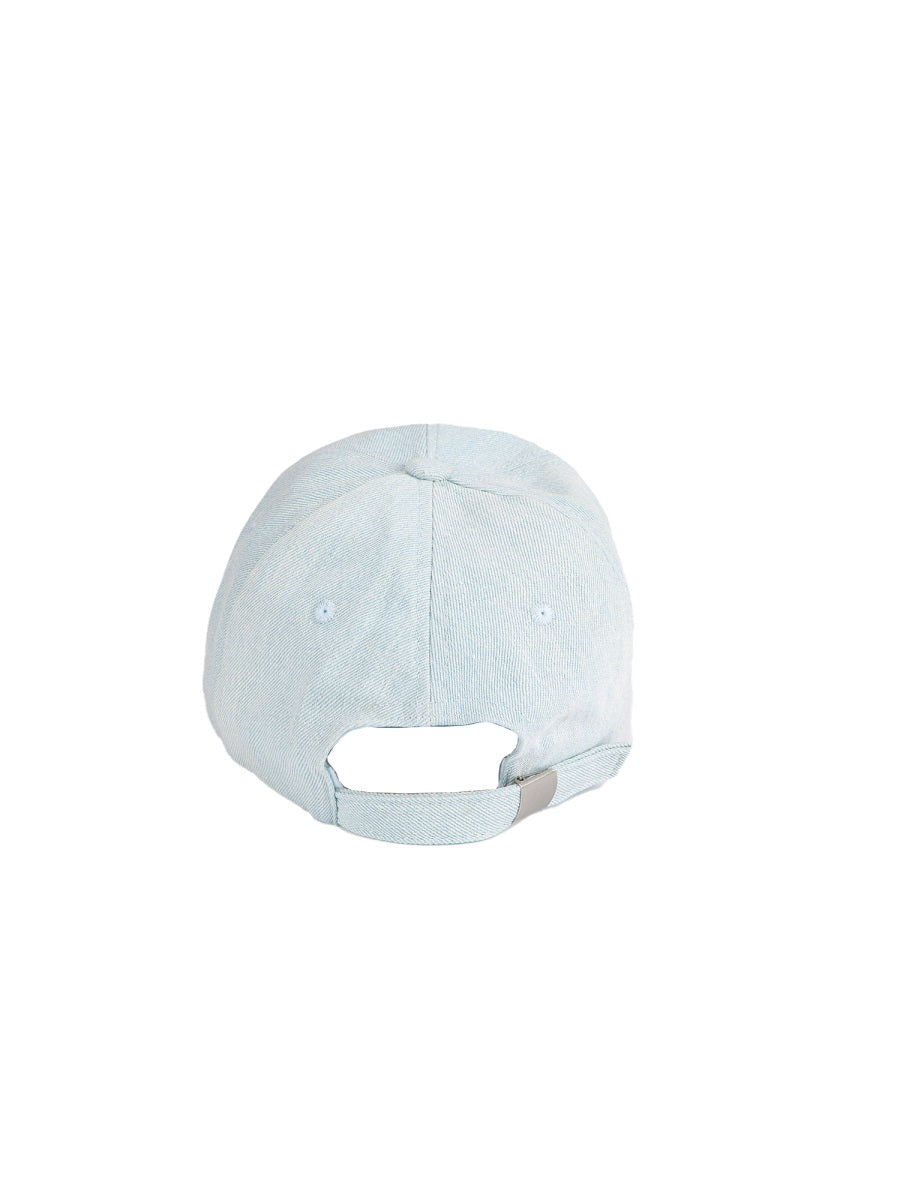 Bobo Choses Cappello In Denim "Pickle The Dog"