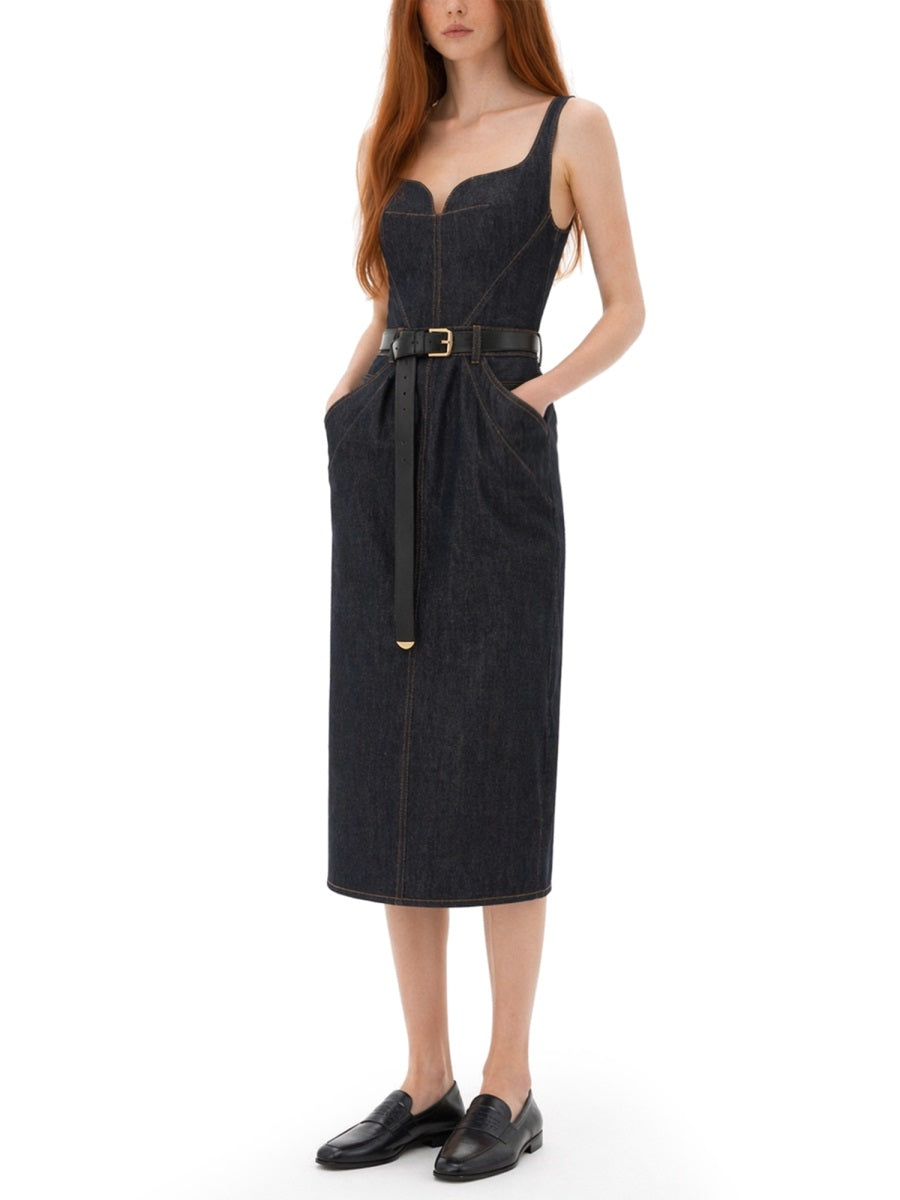 Givenchy Abito In Denim Grezzo