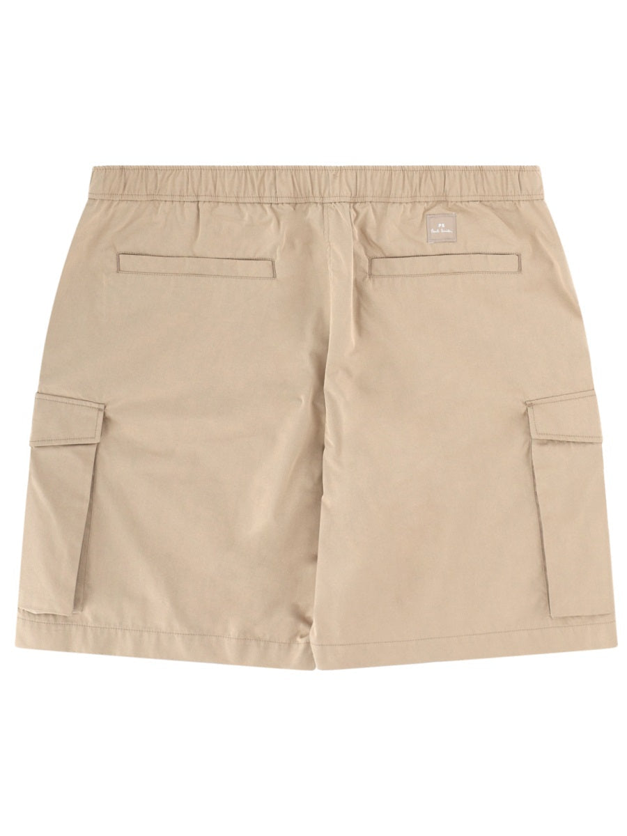 Ps By Paul Smith Shorts Cargo In Cotone