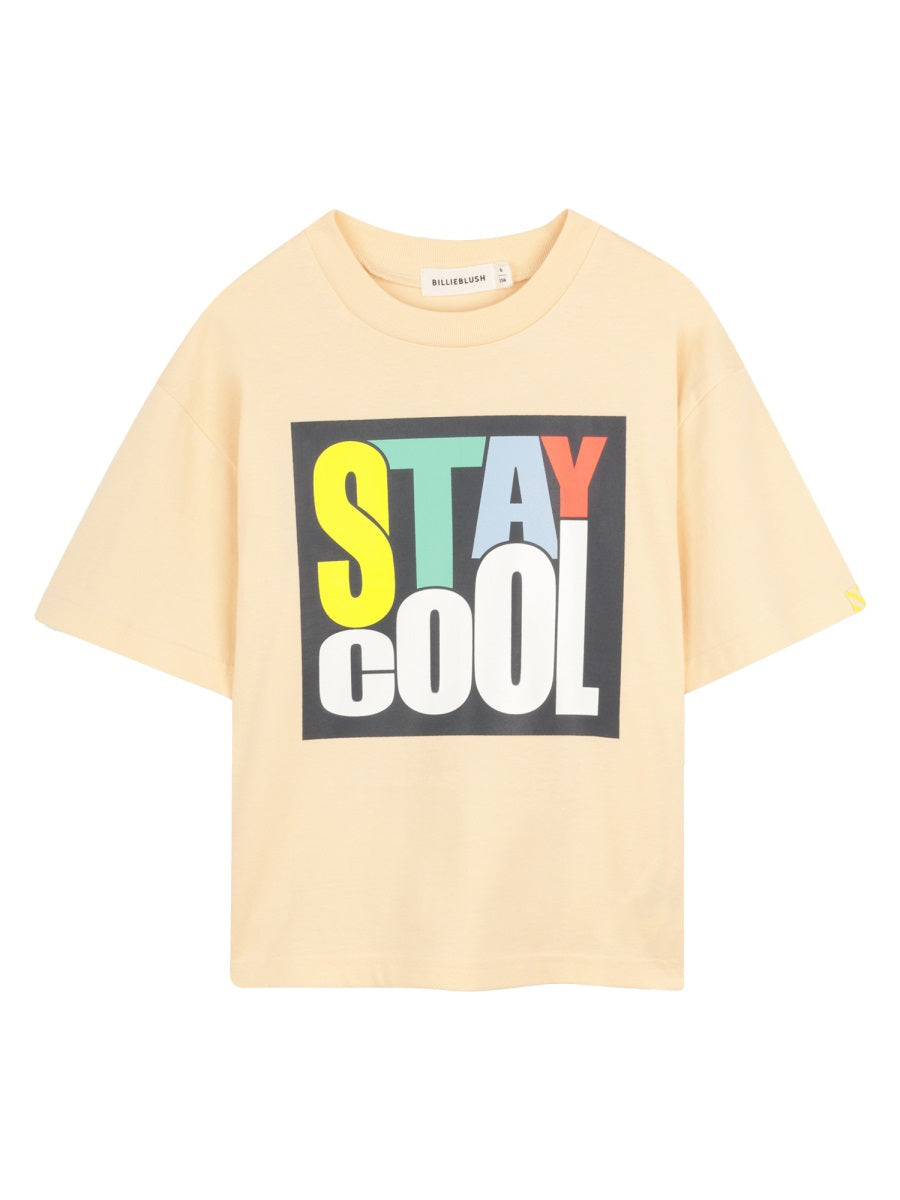 Billieblush T Shirt Con Stampa "Stay Cool"