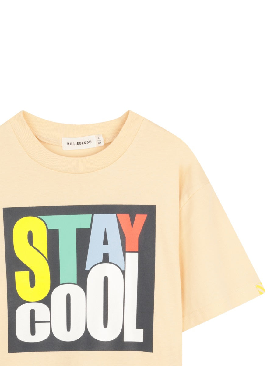 Billieblush T Shirt Con Stampa "Stay Cool"