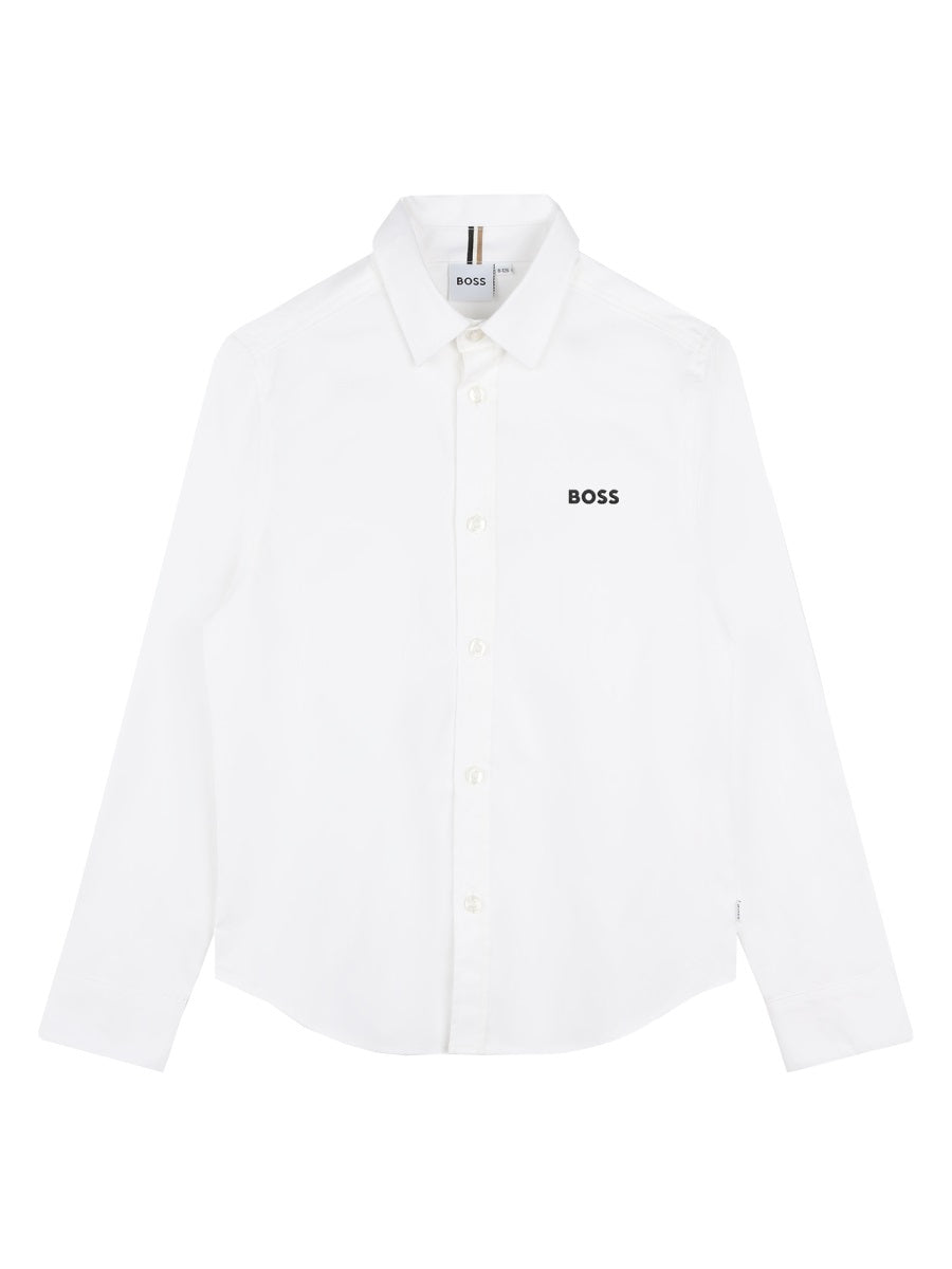 Boss Camicia Con Logo