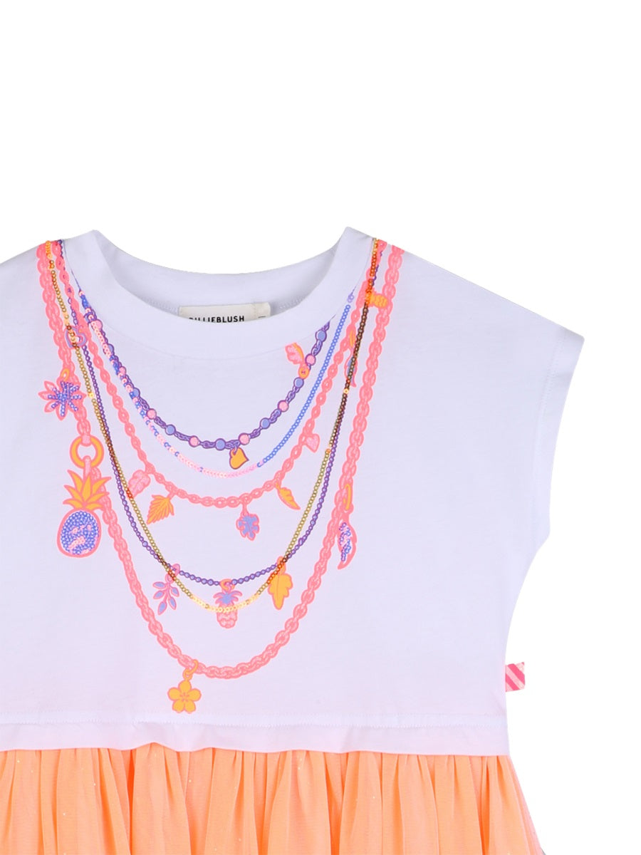 Billieblush Vestito Con Stampa "Collane"