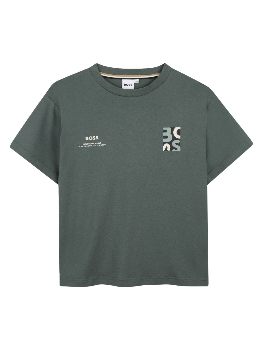 Boss T Shirt Con Logo