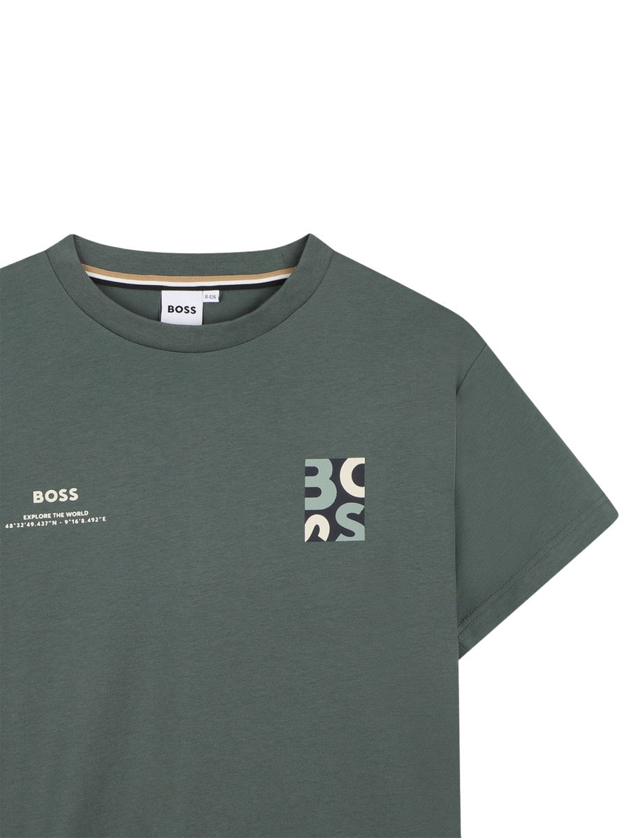Boss T Shirt Con Logo