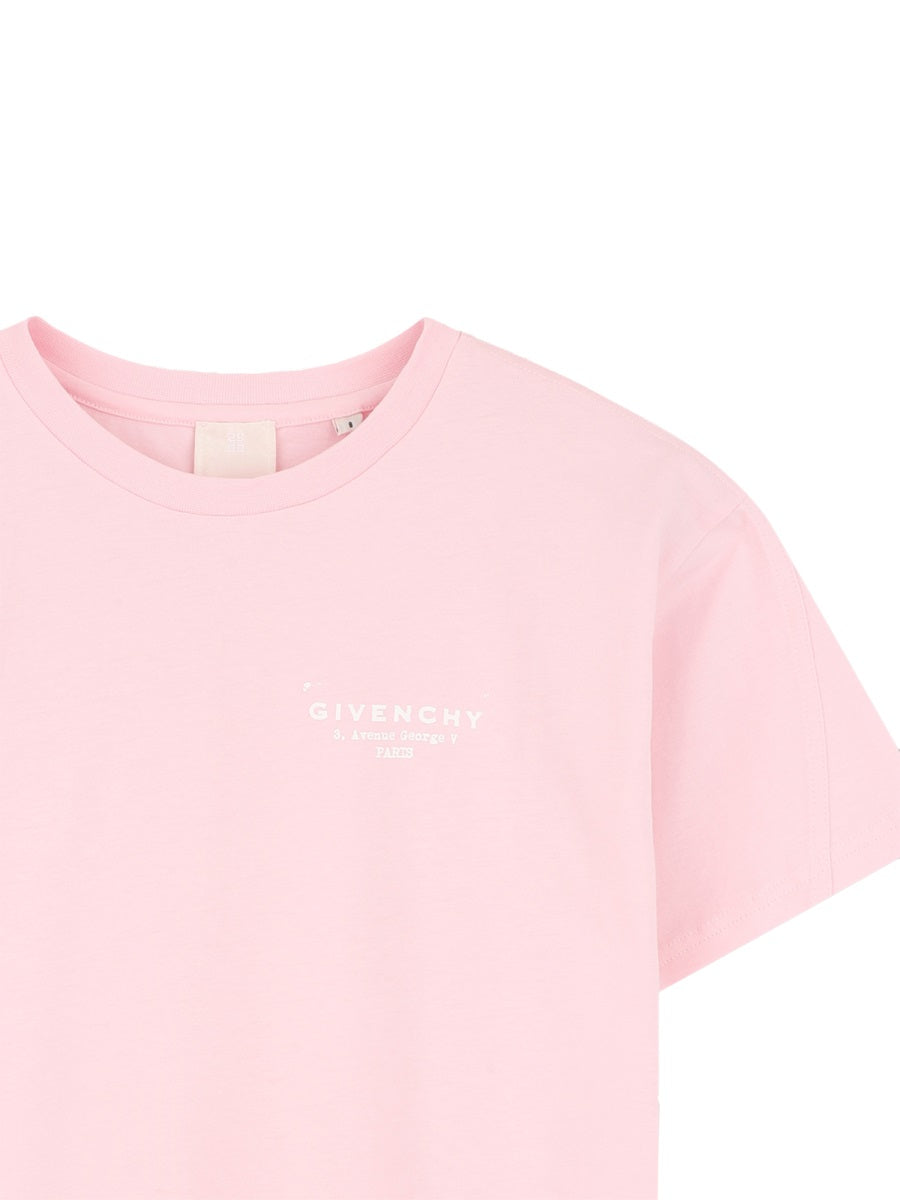 Givenchy T Shirt Con Stampa Sul Retro