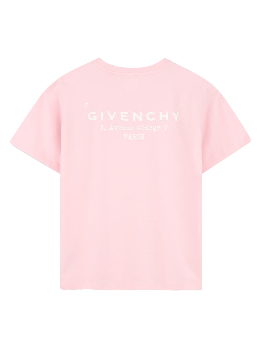 Givenchy T Shirt Con Stampa Sul Retro