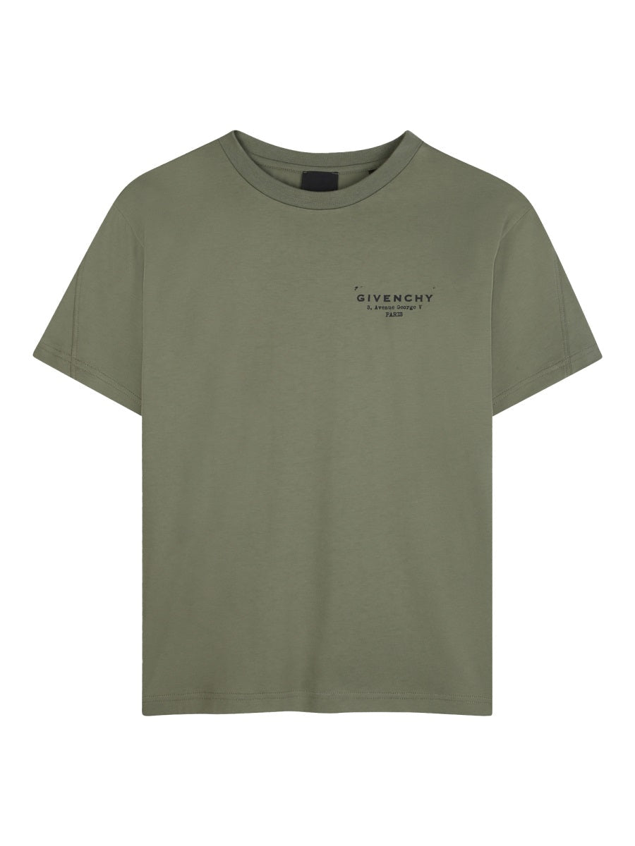 Givenchy T Shirt Con Stampa Sul Retro