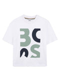 Boss T Shirt Con Stampa Logo