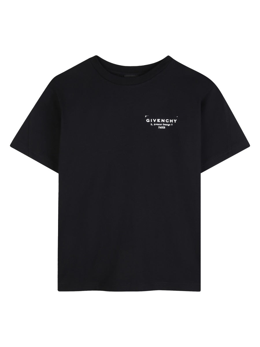 Givenchy T Shirt Con Stampa Sul Retro