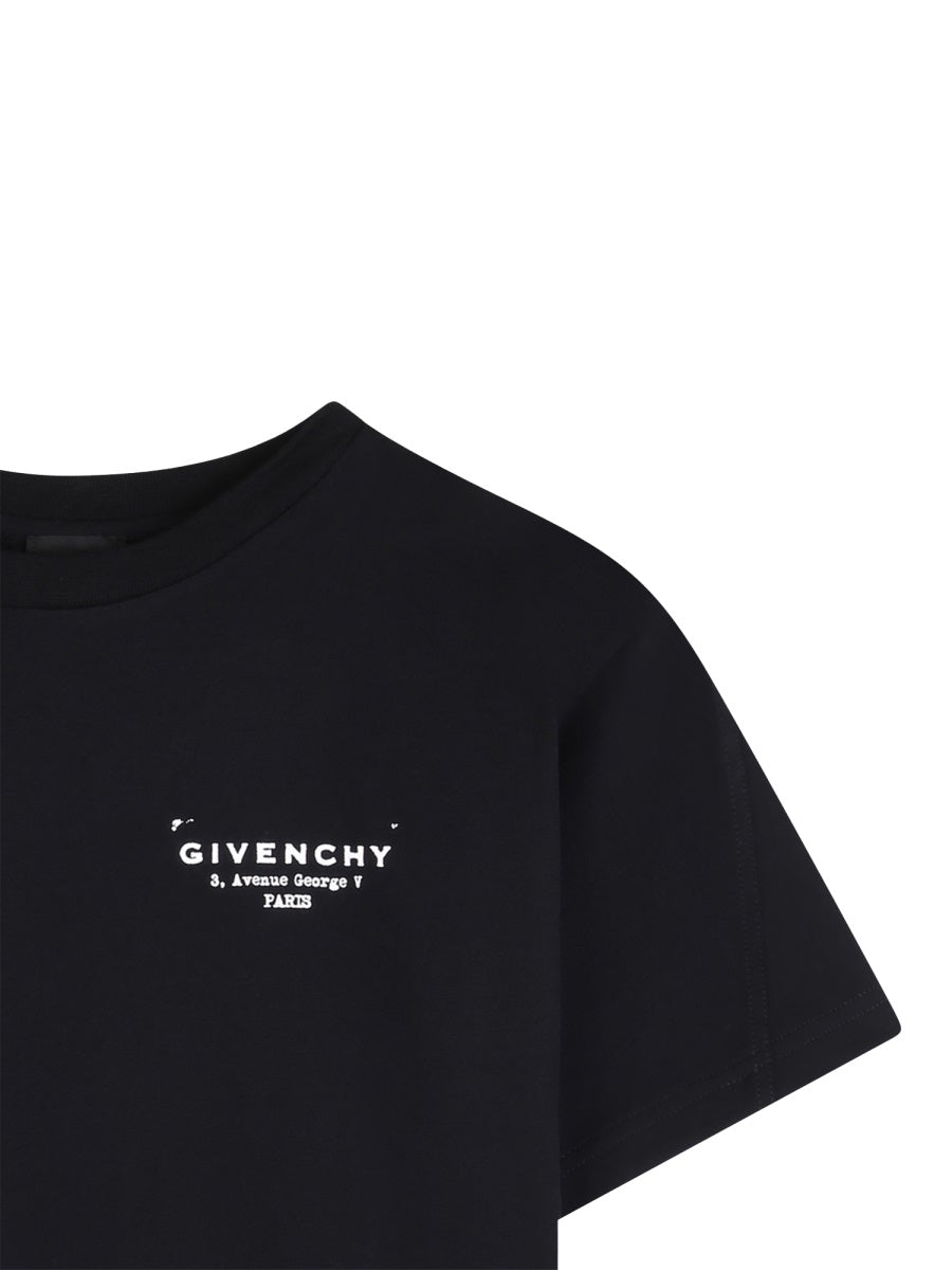 Givenchy T Shirt Con Stampa Sul Retro
