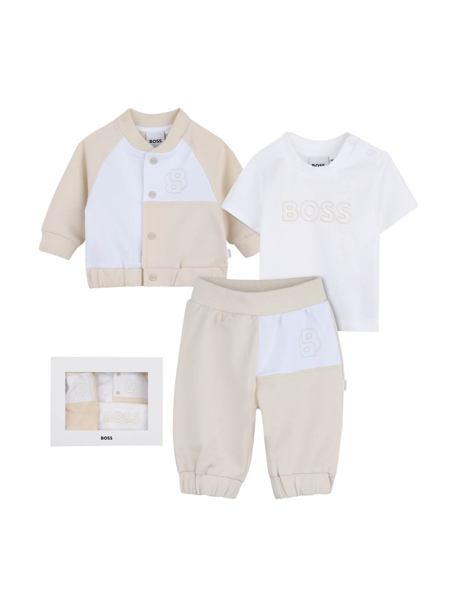 Boss Set Felpa+T Shirt+Tuta