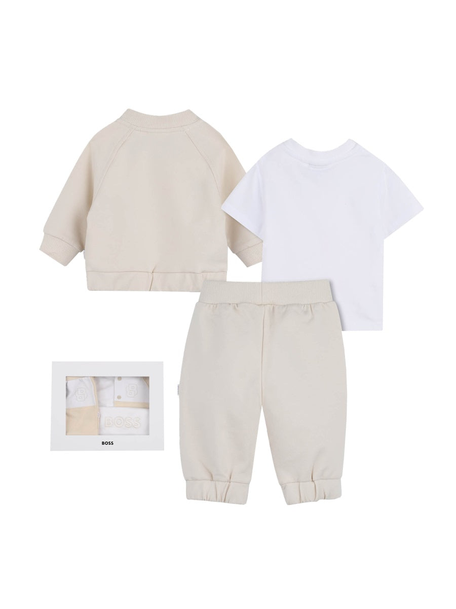 Boss Set Felpa+T Shirt+Tuta