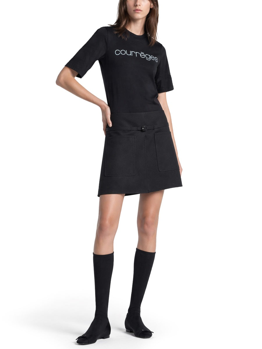 Courreges T Shirt Con Logo